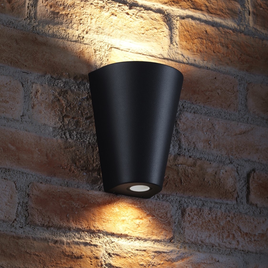 Auraglow Ultra Modern 10w LED Twin Lamp Garden Outdoor LED Futuristic Wall Light 