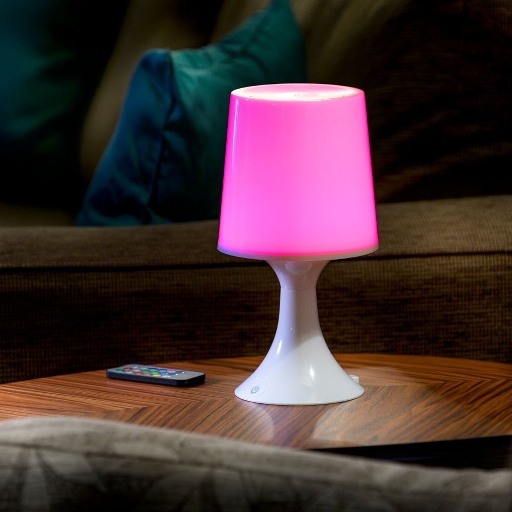 Colour Changing LED Table Lamp - with Remote Control - Auraglow LED