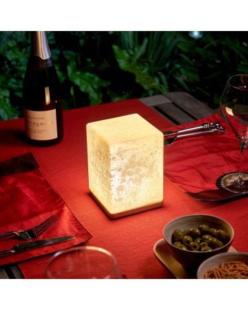 Omniance Delphine Rechargeable Wireless Table Lamp with Remote