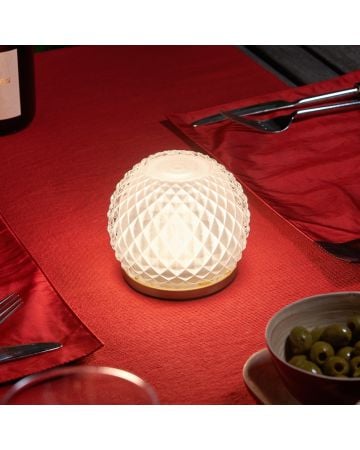 Omniance Aurelia Rechargeable Wireless Table Lamp with Remote 