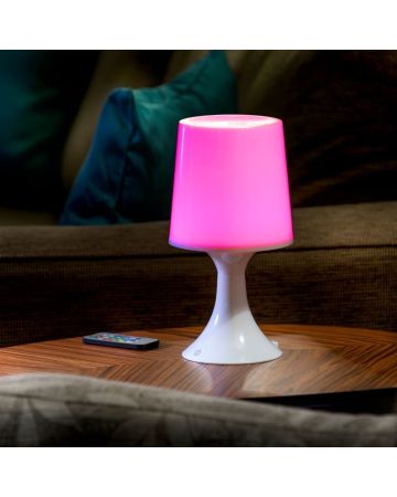 Auraglow Remote Control Colour Changing LED Mood Light Wireless Battery Operated Bedside Table Desk Lamp.3