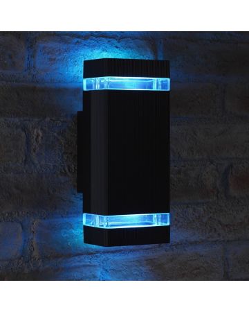 Auraglow Remote Control Colour Changing Up & Down Wall Light - Dorchester