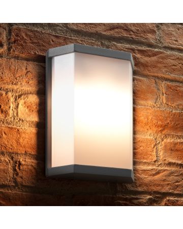 Auraglow 10w Futuristic Outdoor Wall Light - BRANSTON