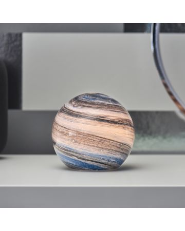 Auraglow Planet Design LED Glass Table Lamp – Neptune