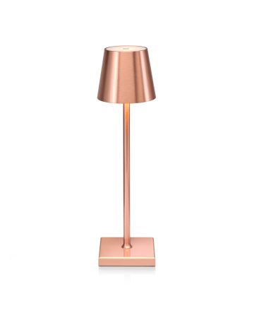 Auraglow Rechargeable Cordless LED Colour Changing Table Lamp – Mayfair – Copper - [WAREHOUSE DEAL]