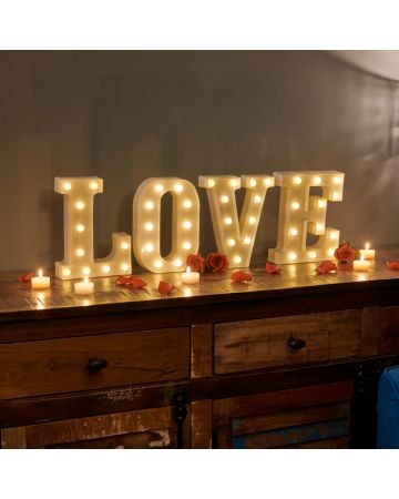 Auraglow LED Alphabet Light Up Letters and Numbers - [Warehouse Deal]