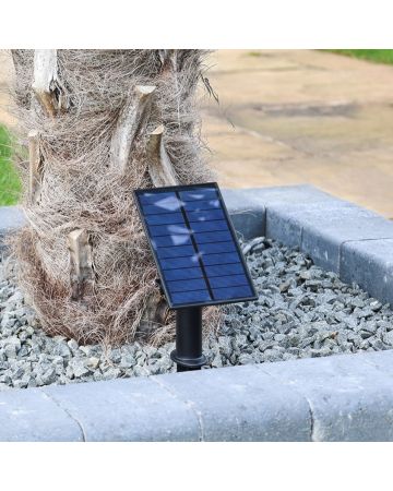 Auraglow Solar Spike Ground or Wall Spotlight - Two Pack