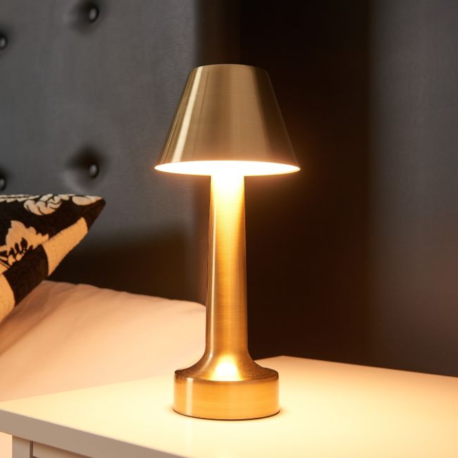 Rechargeable Cordless LED Table Lamp Portable Night Light 2000 MAh