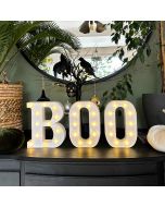 Auraglow LED Halloween Light Up Letters - BOO