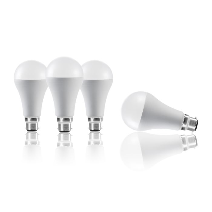 Auraglow 15W LED B22 Warm White - 100w EQV – Dimmable – 4 Pack - Auraglow  LED Lighting