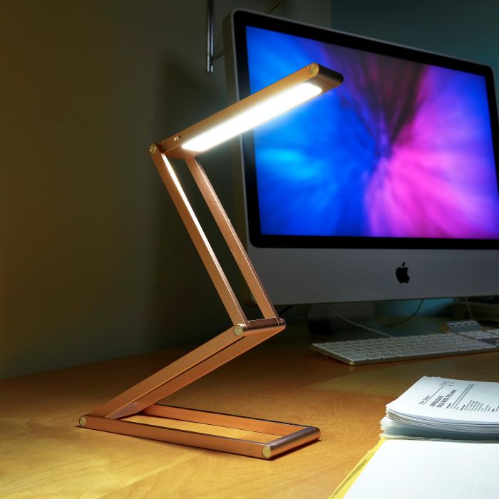 Wireless Rechargeable LED Folding Desk Lamp Auraglow LED Lighting