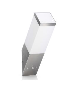 Auraglow Stainless Steel Dusk Till Dawn Sensor Wall Light - CHESHUNT - Fitting Only