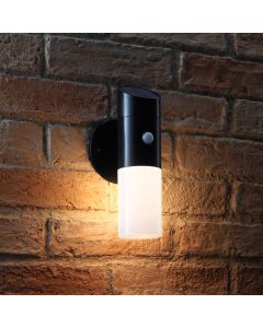 Auraglow Solar Outdoor PIR Sensor Colour-Changing Security & Welcome Wall Light
